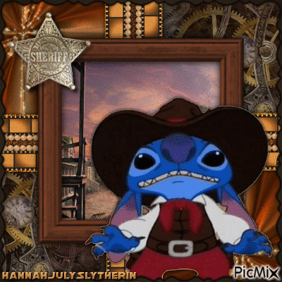 {#}Sheriff Stitch{#} - Free animated GIF