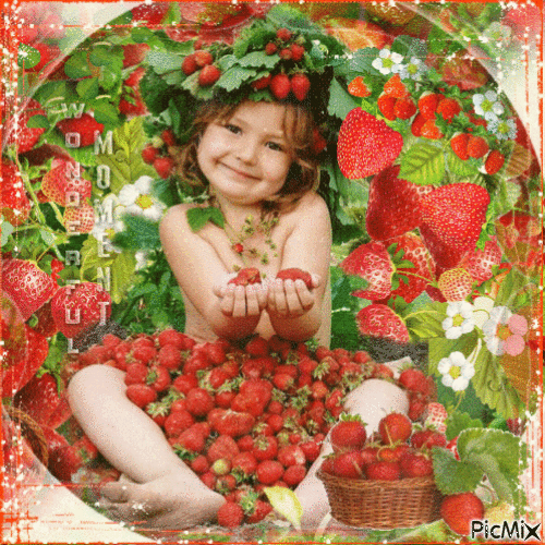Strawberry Art - Besplatni animirani GIF