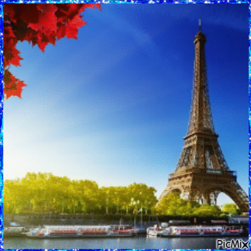 Tour Eiffel - Animovaný GIF zadarmo