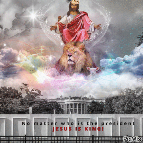 Jesus is King! - GIF animasi gratis