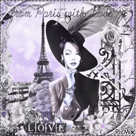 Paris Vintage - 免费动画 GIF