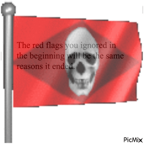 red flag - Бесплатный анимированный гифка