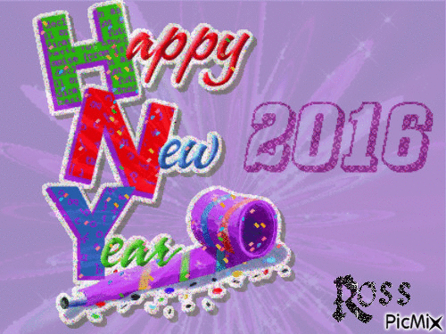 HAPPY NEW YEAR - 免费动画 GIF