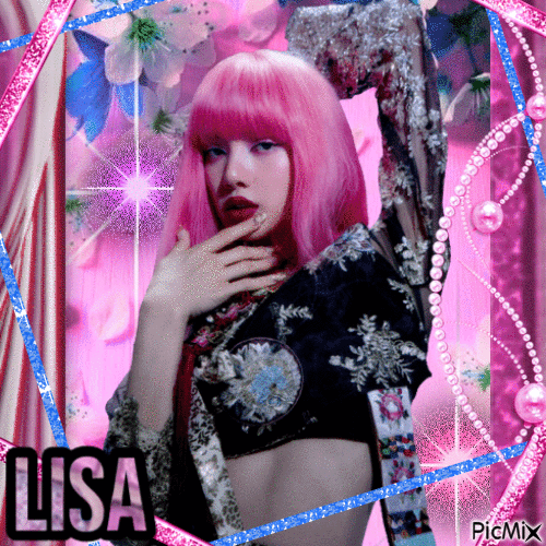 LALISA ~ STYLE PINK - 無料のアニメーション GIF