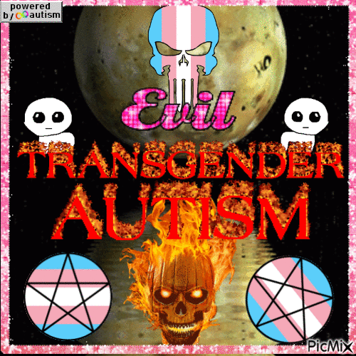 Evil TRASNGENDER AUTISM - Free animated GIF