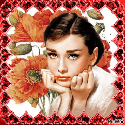 Audry Hepburn - GIF animasi gratis