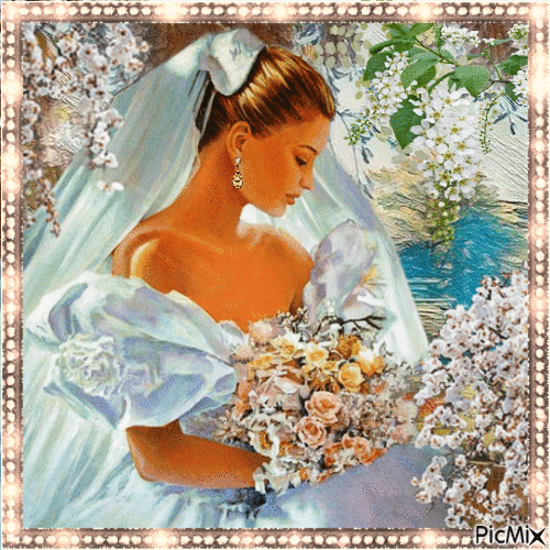 Porträt einer Braut - Bezmaksas animēts GIF