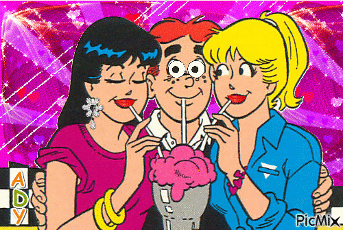 Archie y sus amigas - Бесплатный анимированный гифка