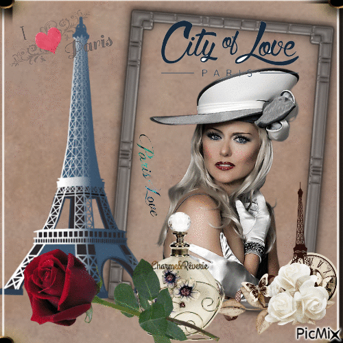 Mon parfum PARIS - Бесплатный анимированный гифка