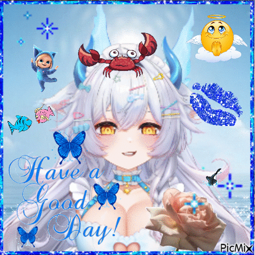 AzuRyuna Have a Good Day! - 無料のアニメーション GIF
