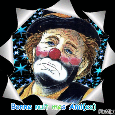 Le Clown triste - 無料のアニメーション GIF