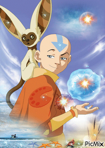 Avatar Aang - Zdarma animovaný GIF