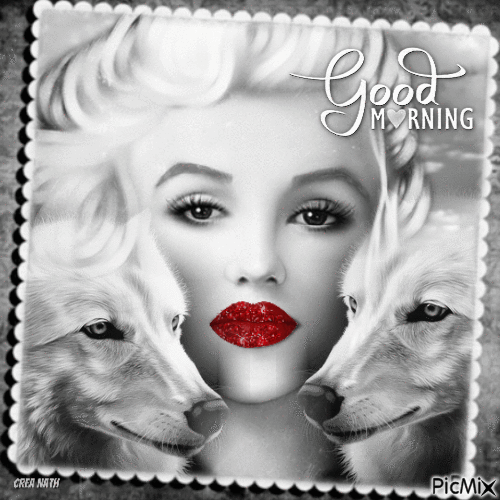 Loup et Marilyn - Bezmaksas animēts GIF