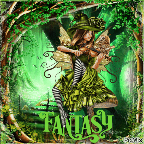Forest Fairy - Bezmaksas animēts GIF