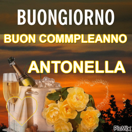 BUON COMMPLEANNO - Free animated GIF