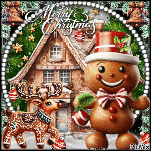 Gingerbread Wishes - Безплатен анимиран GIF