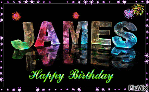 James Birthday - Nemokamas animacinis gif