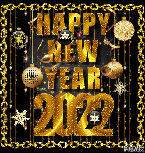 HAPPY NEW YEAR 2022 - 無料のアニメーション GIF
