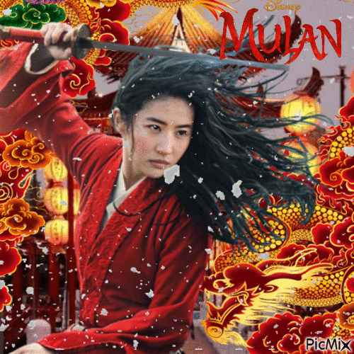 Mulan 2020 - Бесплатный анимированный гифка