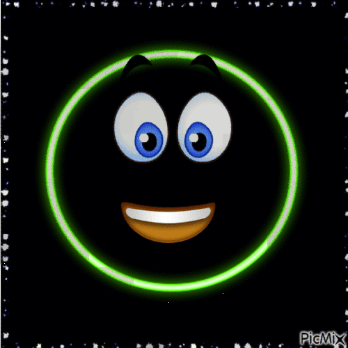Neon  -  Emoji. 🙂 - Bezmaksas animēts GIF