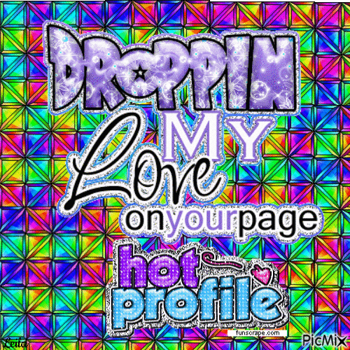Hot profile. Love on your page - Δωρεάν κινούμενο GIF