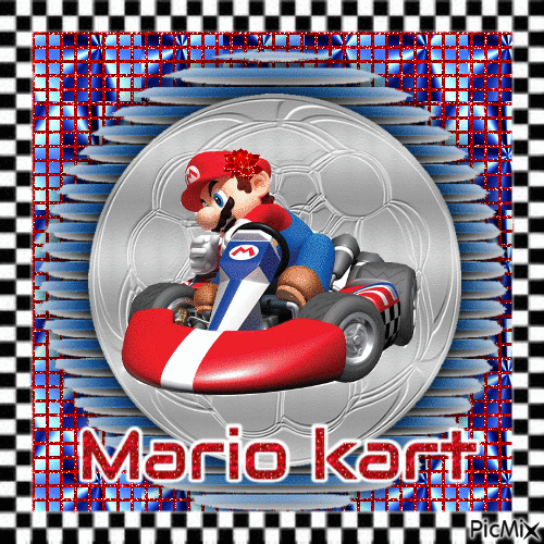 Mario kart - Ingyenes animált GIF