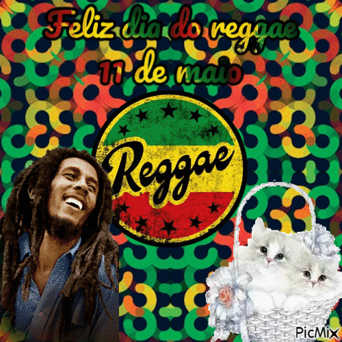 Dia do reggae - Бесплатный анимированный гифка