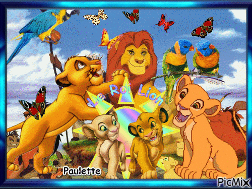 le roi lion - GIF animado gratis