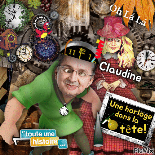 Une Horloge Dans La Tête!!! - 無料のアニメーション GIF