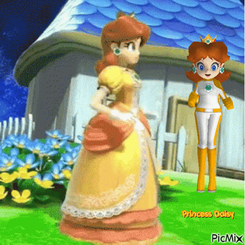 Princess Daisy - GIF animate gratis