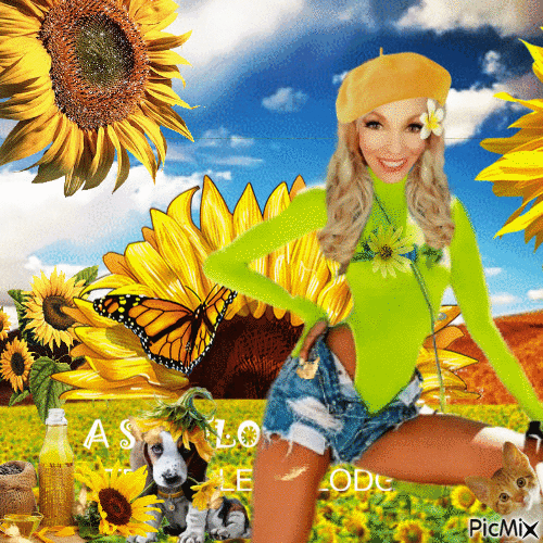 sunflower - Gratis animeret GIF