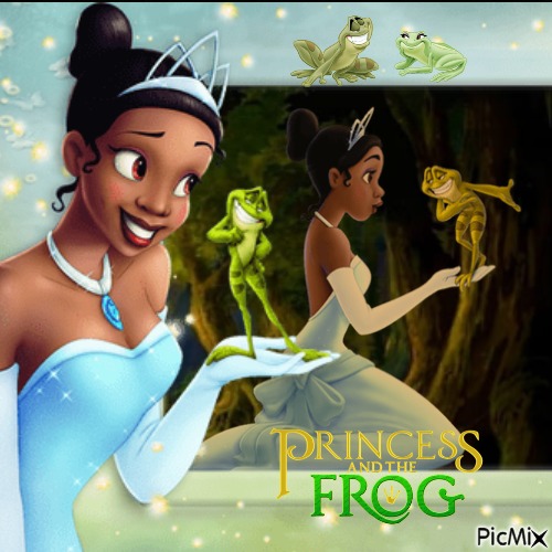 Princess and the frog - Disney - zdarma png