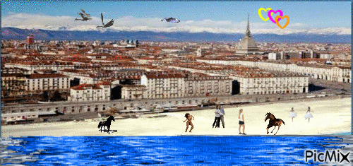 Torino Beach - Free animated GIF