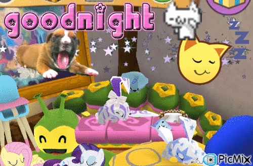 goodnight:) - 無料のアニメーション GIF