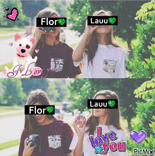 lauu y flor - 免费动画 GIF
