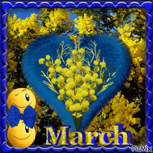 Spring :) ))) March - GIF animé gratuit