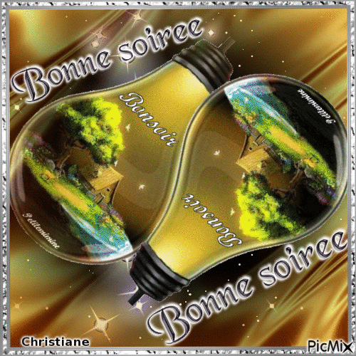 BONNE SOIREE 19 02 - Бесплатный анимированный гифка