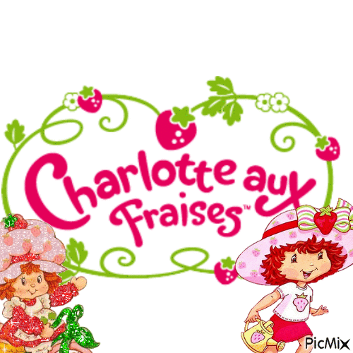 Charlotte aux fraises - GIF animé gratuit