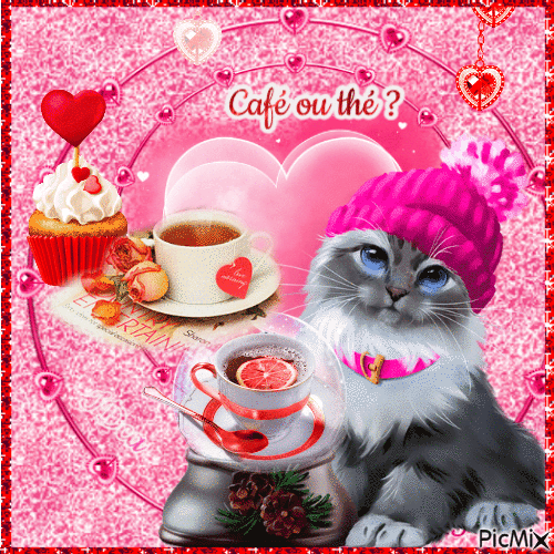 Café ou thé - Безплатен анимиран GIF