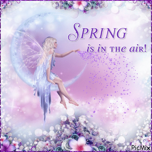 Spring Is In The Air - GIF animé gratuit