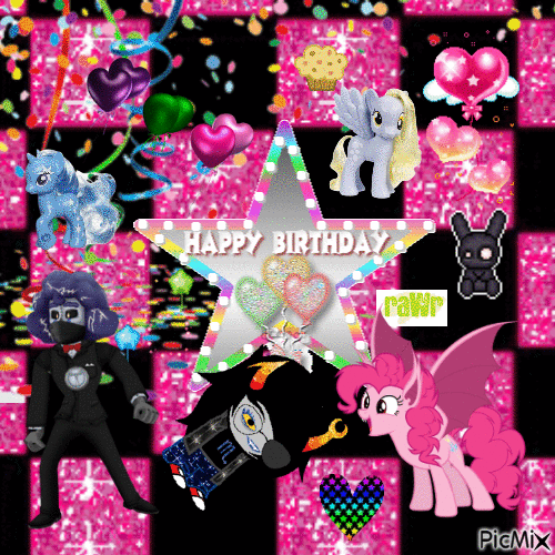 hammerdown birthday collage - 無料のアニメーション GIF