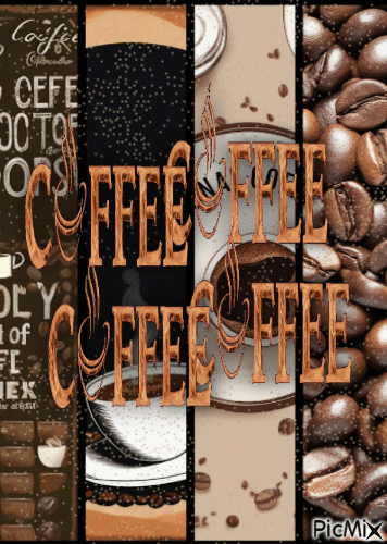 Greeting Good Morning Coffee - Ingyenes animált GIF