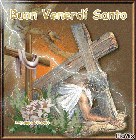 Buon Venerdí Santo - Бесплатный анимированный гифка