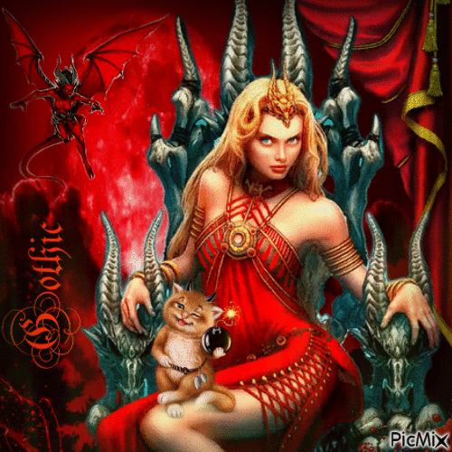 queen of hell - Безплатен анимиран GIF