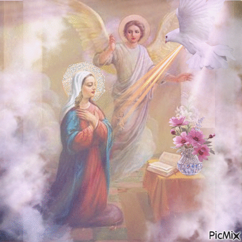The annunciation. - Free animated GIF
