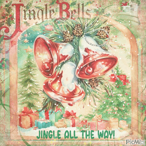 Jingle bells Christmas - Безплатен анимиран GIF