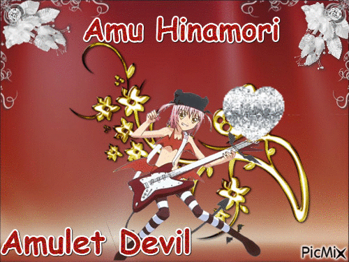 Amu Hinamori (Amulet Devil) - Бесплатный анимированный гифка