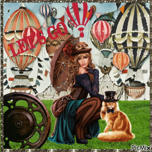 Let's go for a Balloon Ride - Ingyenes animált GIF
