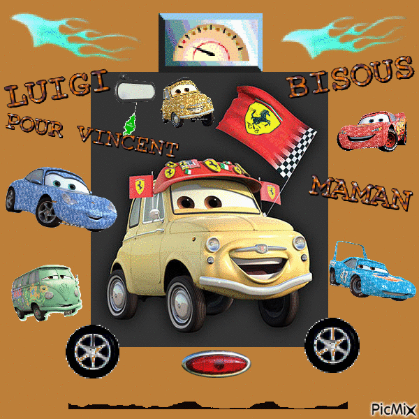 CARS - Bezmaksas animēts GIF
