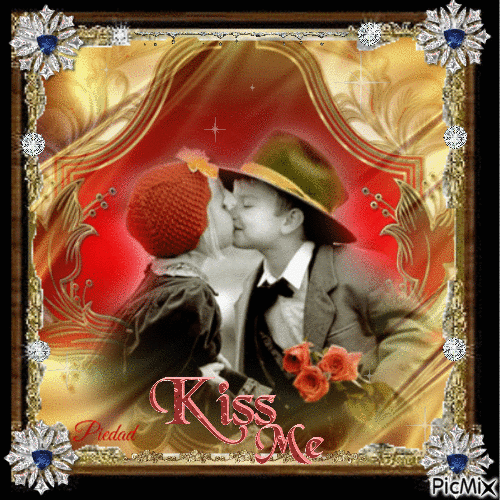 THE FIRST KISS - Gratis geanimeerde GIF